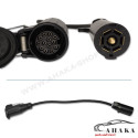 Adapter - przejściówka elektryki haka holowniczego dla aut z USA  (7 pin RV-Blade USA - 13 pin EU Standard)