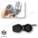 Adapter z konwerterem - przejściówka elektryki haka holowniczego dla aut z USA (7 pin RV-Blade USA - 13 pin EU Standard)