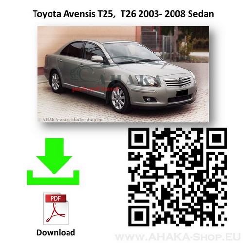 Hak holowniczy Toyota Avensis Sedan 2003-2008