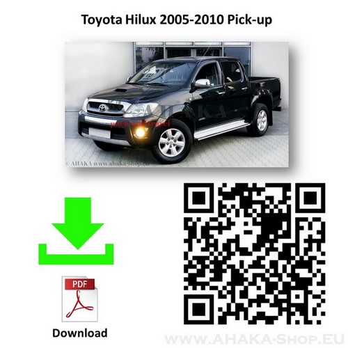 Hak holowniczy Toyota Hilux podwójna kabina 2005-2010