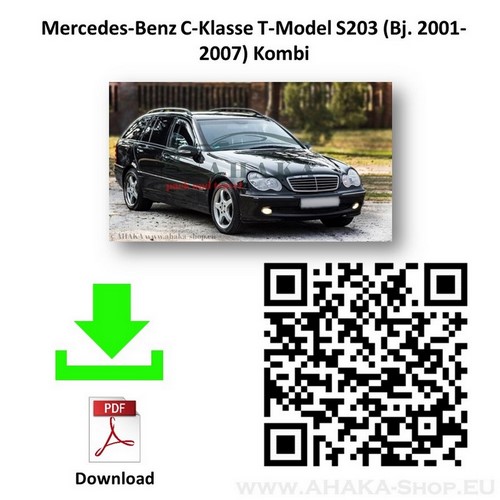 Hak holowniczy MB Mercedes Benz C Klasa S203 Kombi 2001-2007