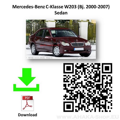 Hak holowniczy MB Mercedes Benz C Klasa W203 Sedan 2000-2007