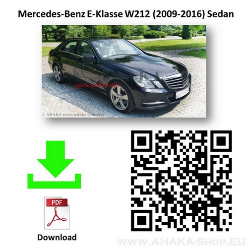 Hak holowniczy MB Mercedes Benz E Klasa W212 Sedan 2009-2016