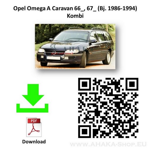 Hak holowniczy Opel Omega A Caravan Kombi 1986-1994