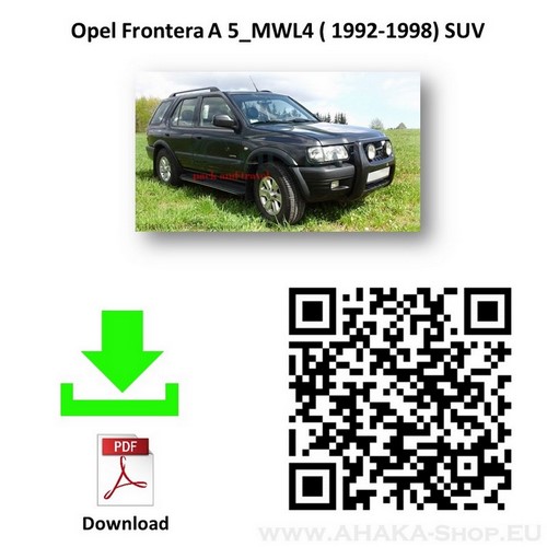 Hak holowniczy Opel Frontera 1991-1998