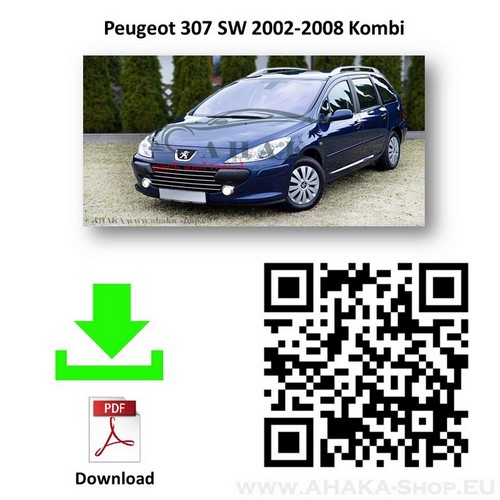 Hak holowniczy Peugeot 307 Break SW Kombi 2002-2005