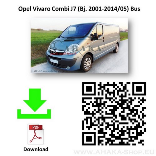Hak holowniczy Opel Vivaro Furgon Bus 2001-2006