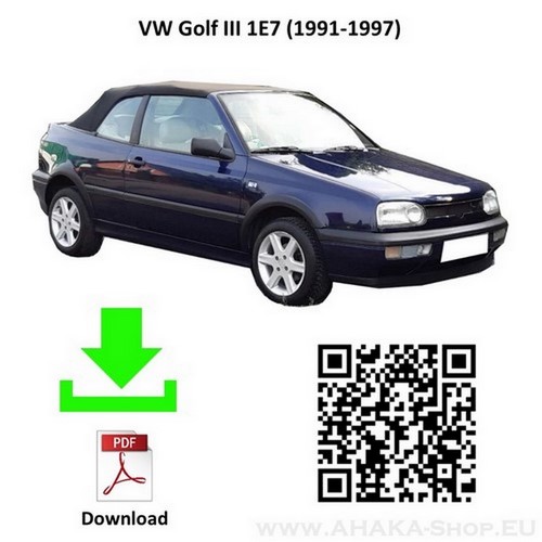 Hak holowniczy VW Volkswagen Golf III Cabrio 1991-1997