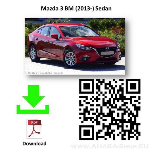 Hak holowniczy Mazda 3 Sedan 2013-2018