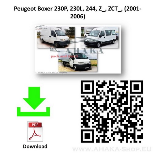 Hak holowniczy Peugeot Boxer Furgon Bus Skrzynia 1999-2006