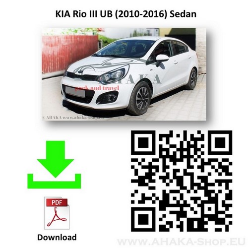 Hak holowniczy Kia Rio III Sedan od 2012