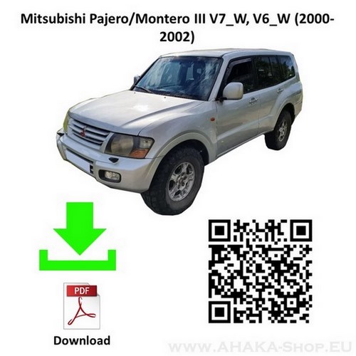 Hak holowniczy Mitsubishi Pajero V70 2000-2002