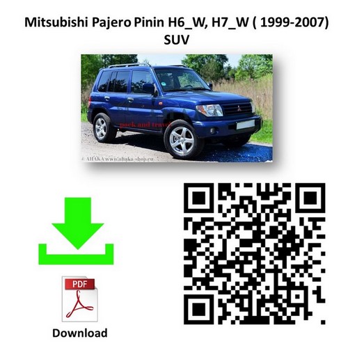 Hak holowniczy Mitsubishi Pinin H60 1999-2007